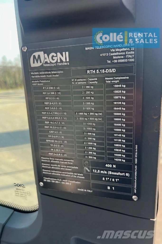 Magni RTH 5.18 | 2024 Sollevatori telescopici