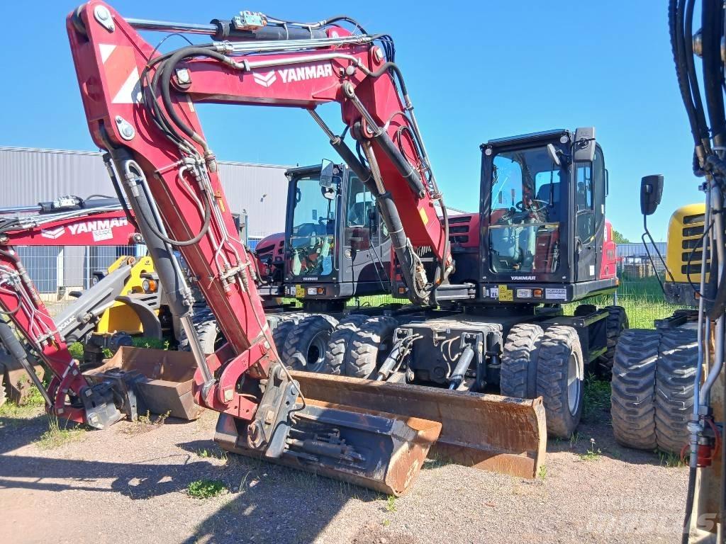 Yanmar B 110 w Escavatori gommati