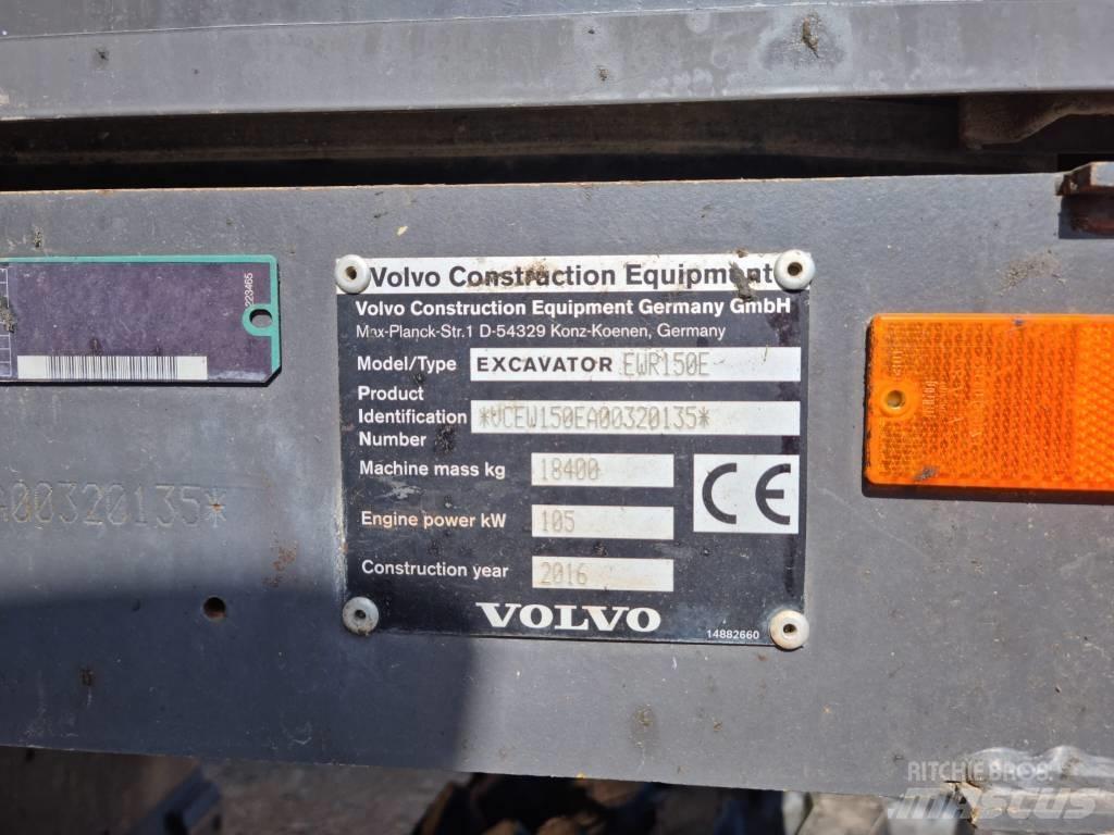 Volvo EWR 150 E Escavatori gommati