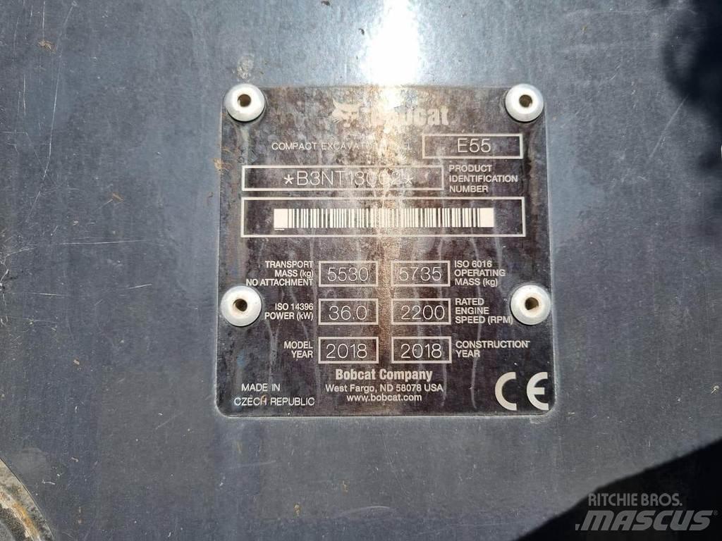 Bobcat E55 Miniescavatori