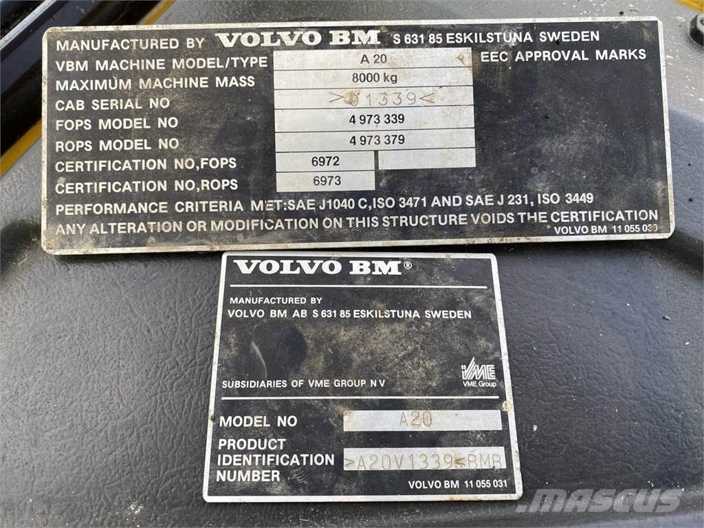 Volvo A20 Mini dumper
