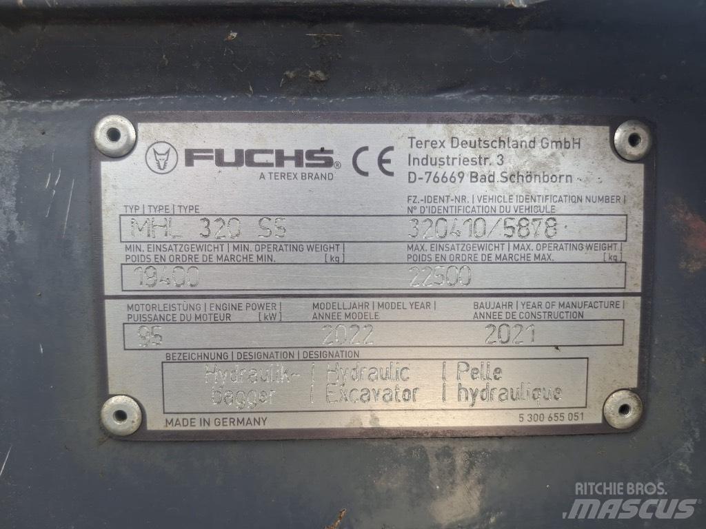 Terex Fuchs MHL320F Movimentazione Materiali - Altro