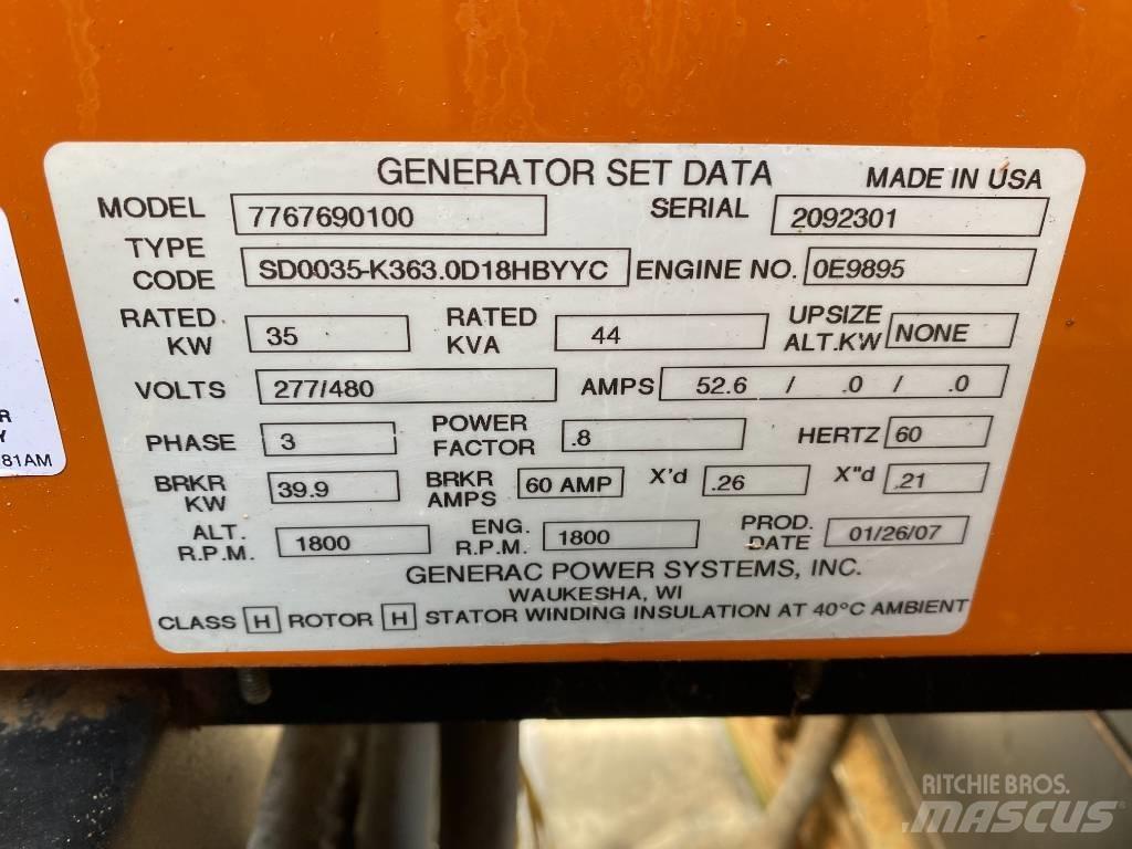 Generac 35 KW Generatori diesel