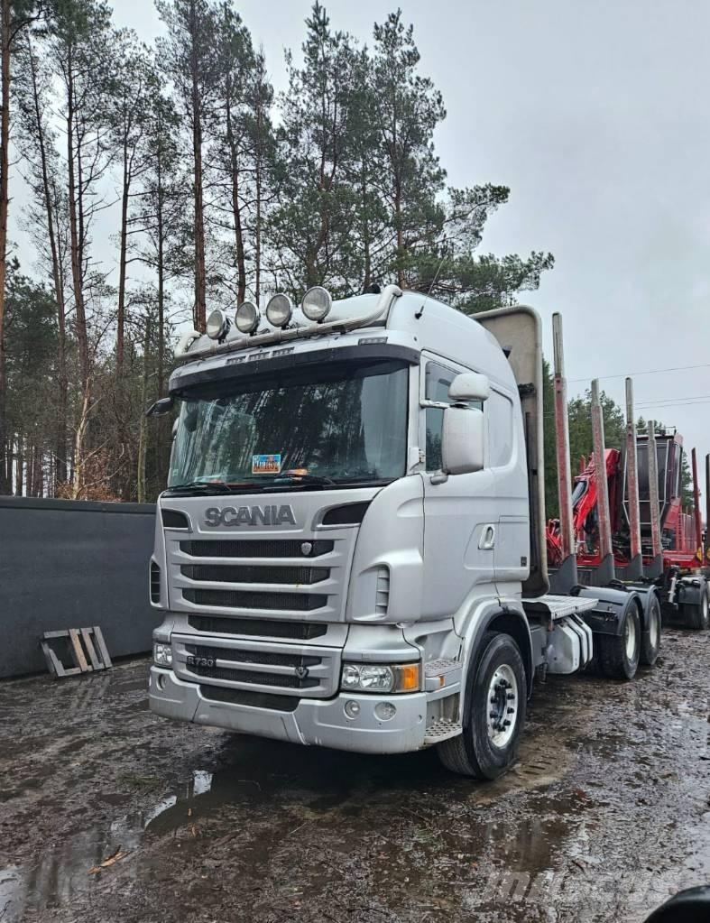 Scania R 730 Camion trasporto legname