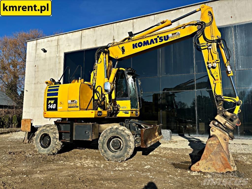 Komatsu PW 148 Escavatori gommati