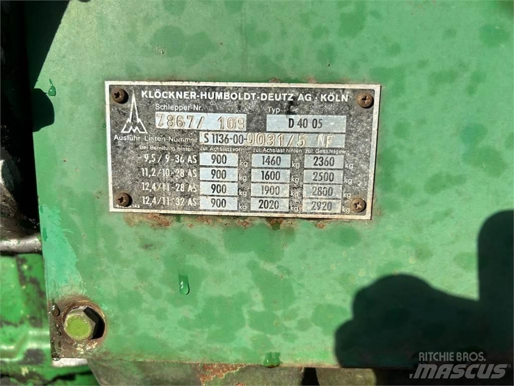 Deutz D 4005 Trattori