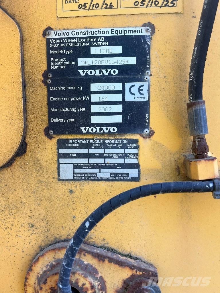 Volvo L 120 E Pale gommate