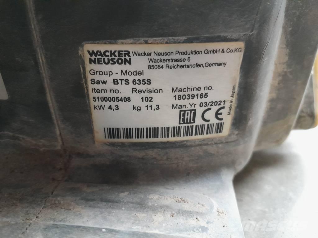 Wacker Neuson BFS635 Seghe per roccia e cemento