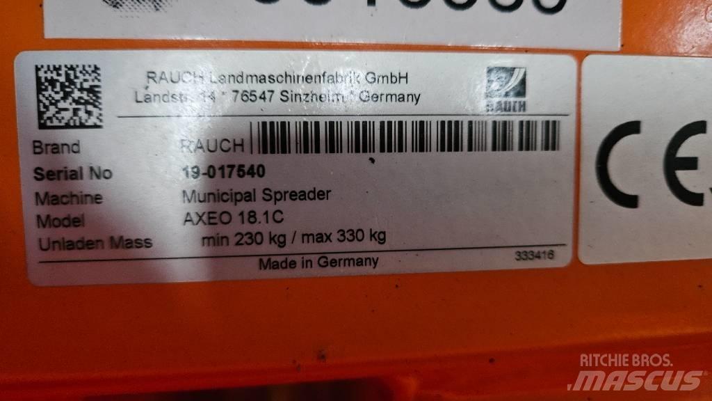 Rauch Axeo 18.1C Spargisabbia e spargisale