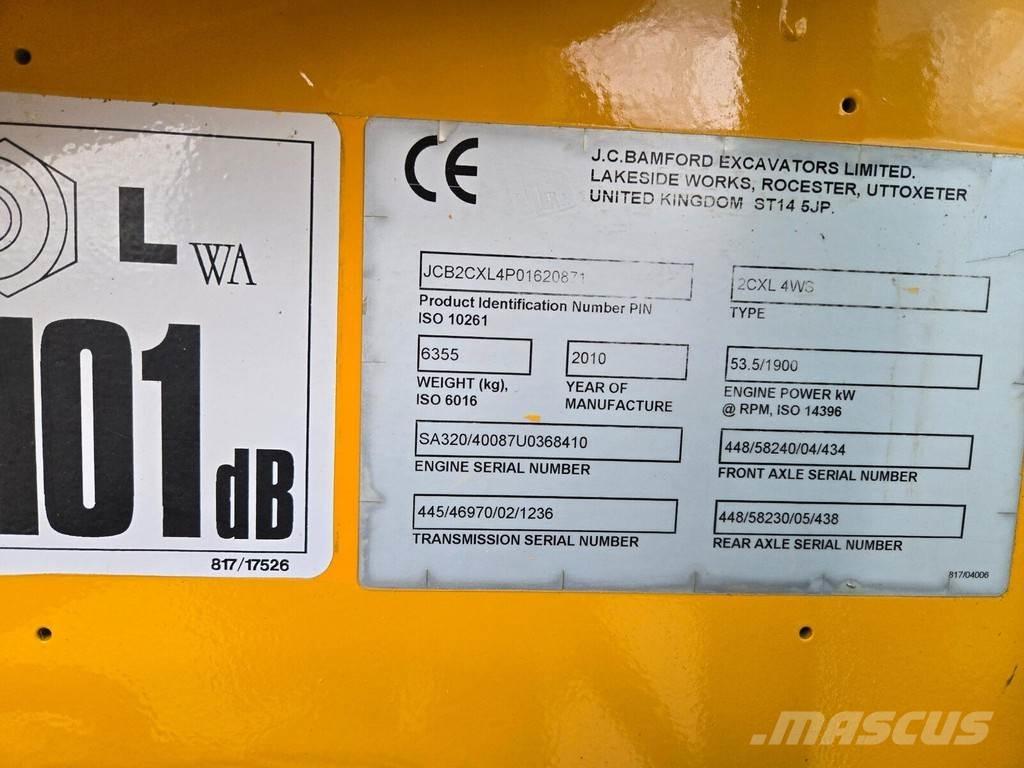 JCB 2CX Pale gommate