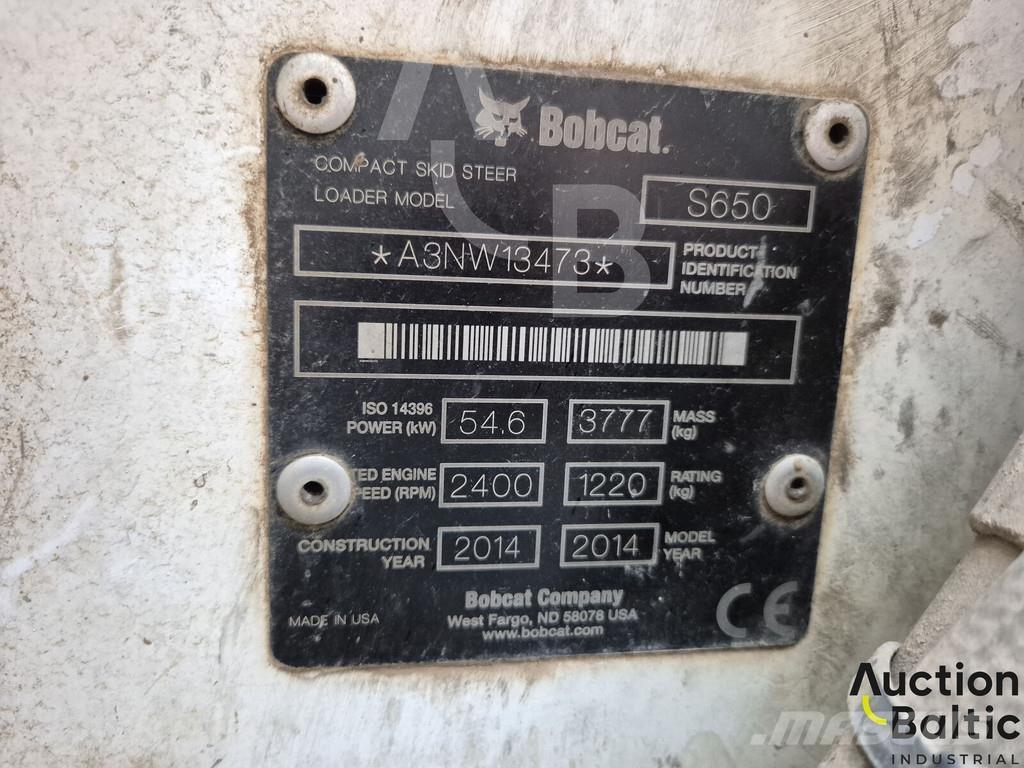 Bobcat S 650 Mini Pale Gommate