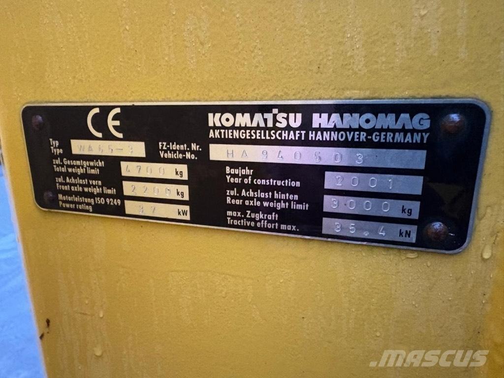 Komatsu WA 65-3 Pale gommate