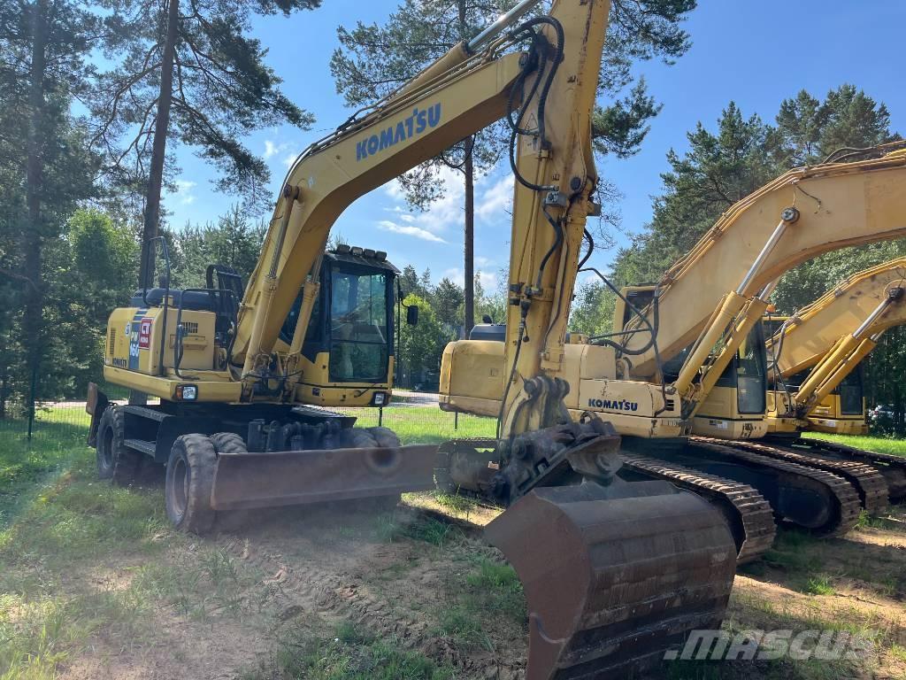 Komatsu PW 160-7 Escavatori gommati