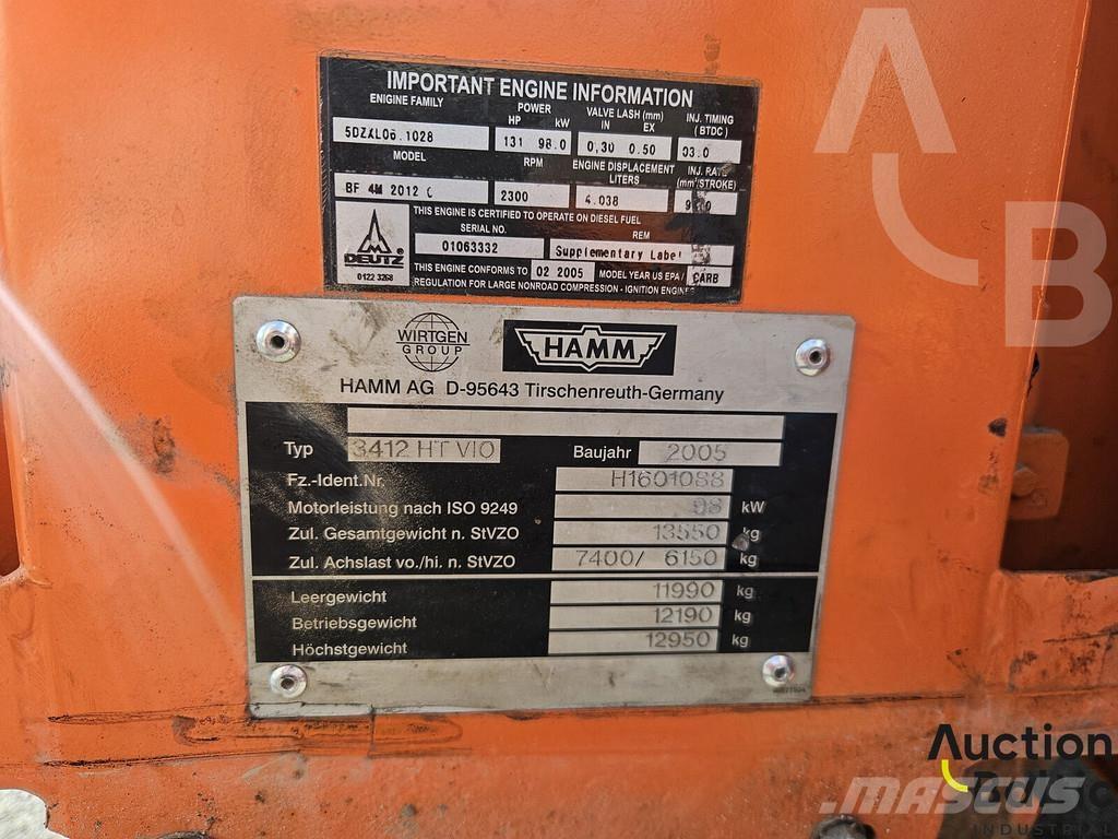 Hamm 3412 HT Vio Altri rulli