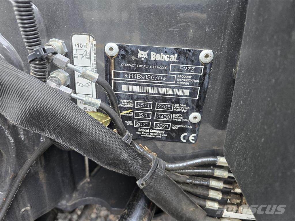 Bobcat E27z Miniescavatori