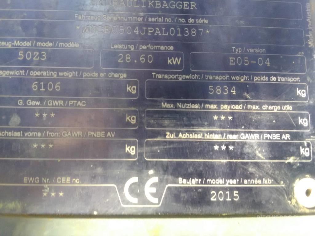 Wacker Neuson 50 Z3 Miniescavatori