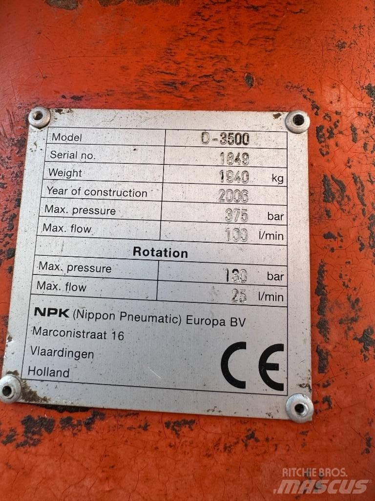 NPK D 3500 Pinze