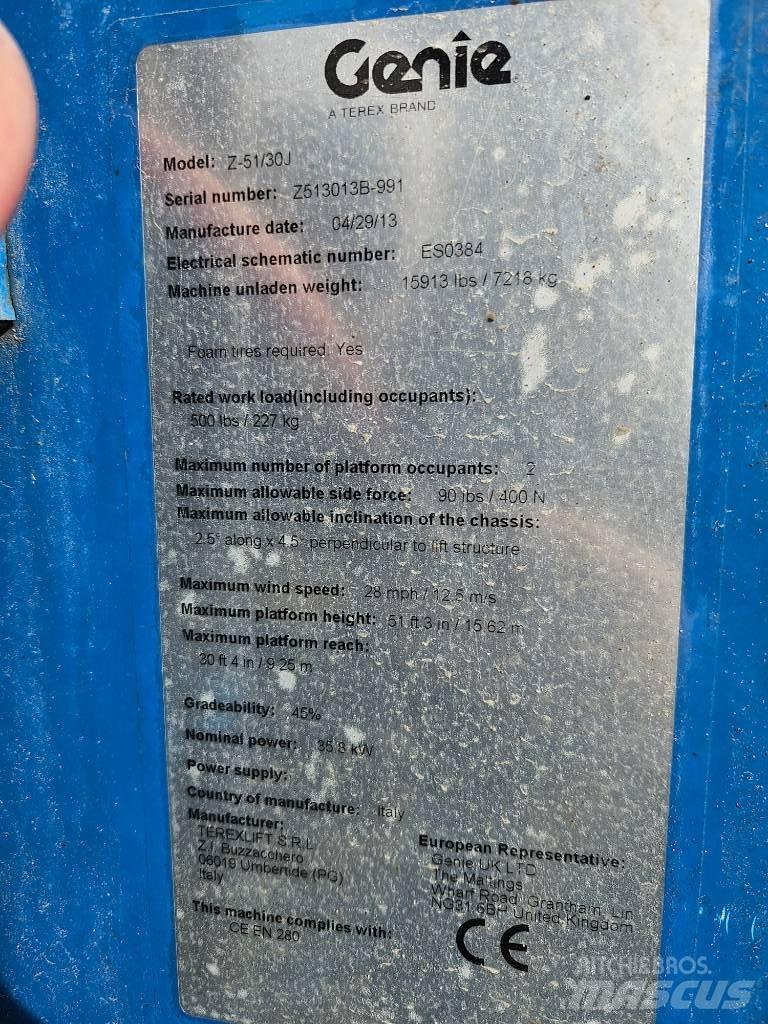 Genie Z 51/30 J RT Piattaforme a braccio articolato