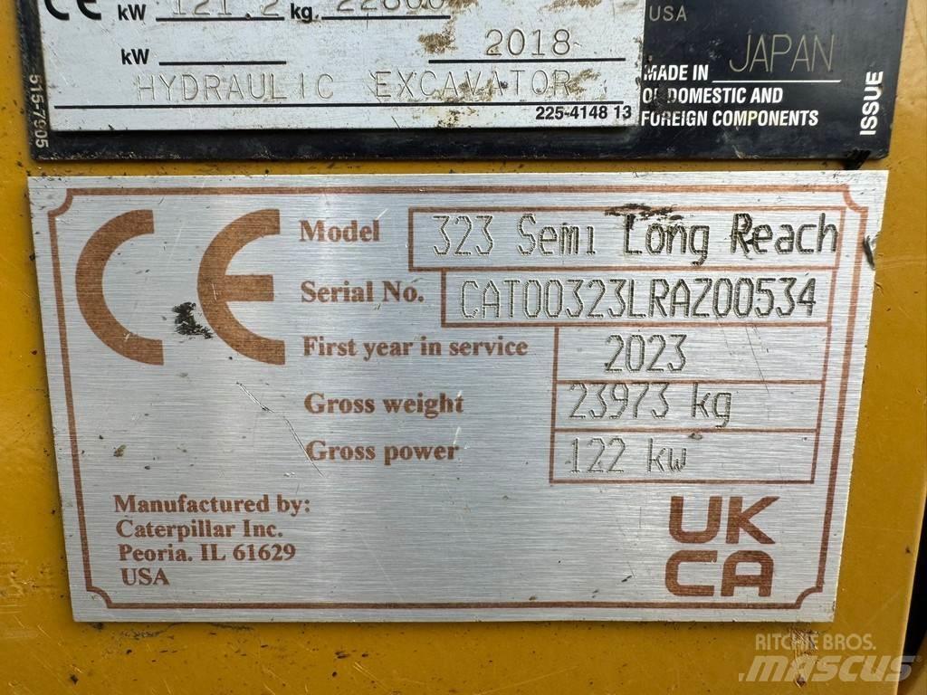 CAT 323 Escavatori cingolati