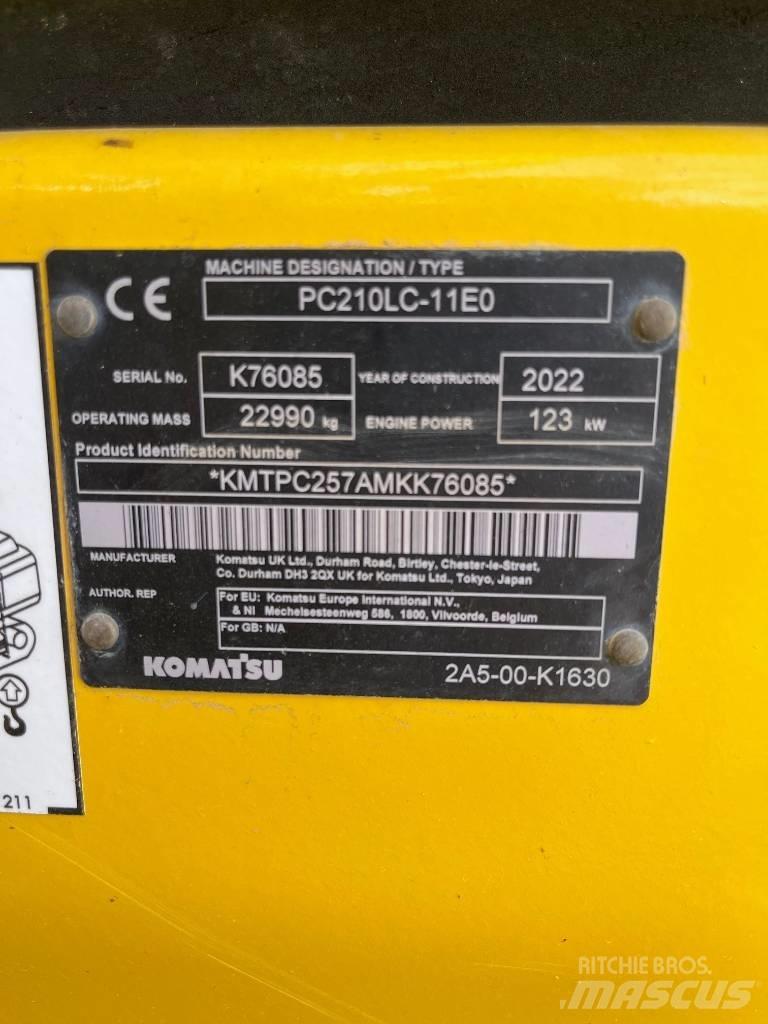 Komatsu PC210LC-11E0 Escavatori cingolati