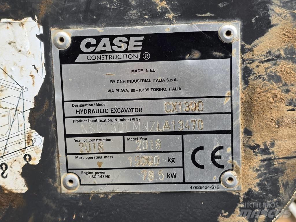 Case CX130 D Escavatori cingolati