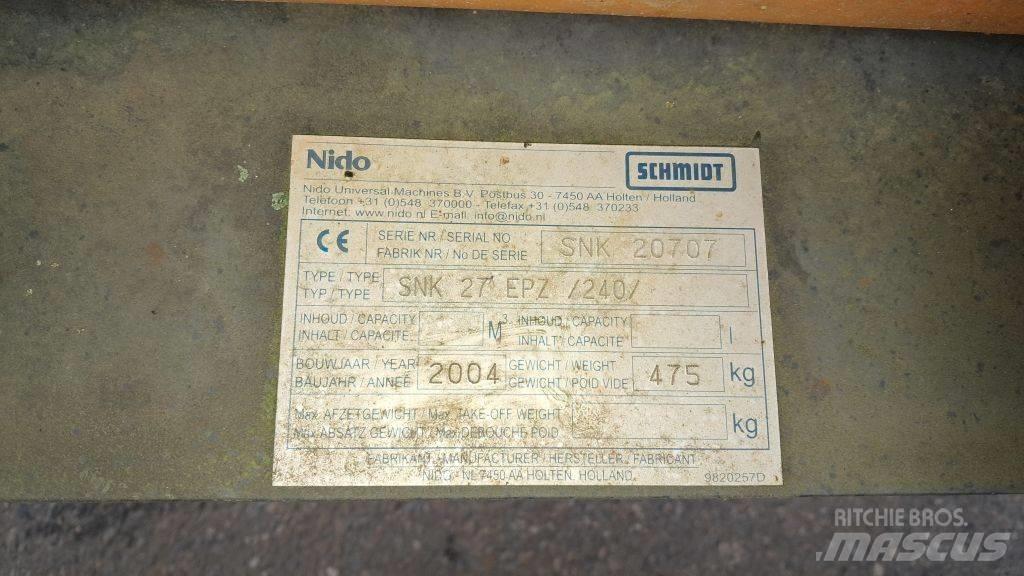 Nido SNK27 EPZ Lame spazzaneve e aratri