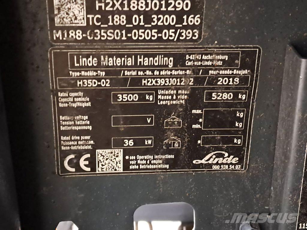 Linde H35D-02 Carrelli elevatori diesel