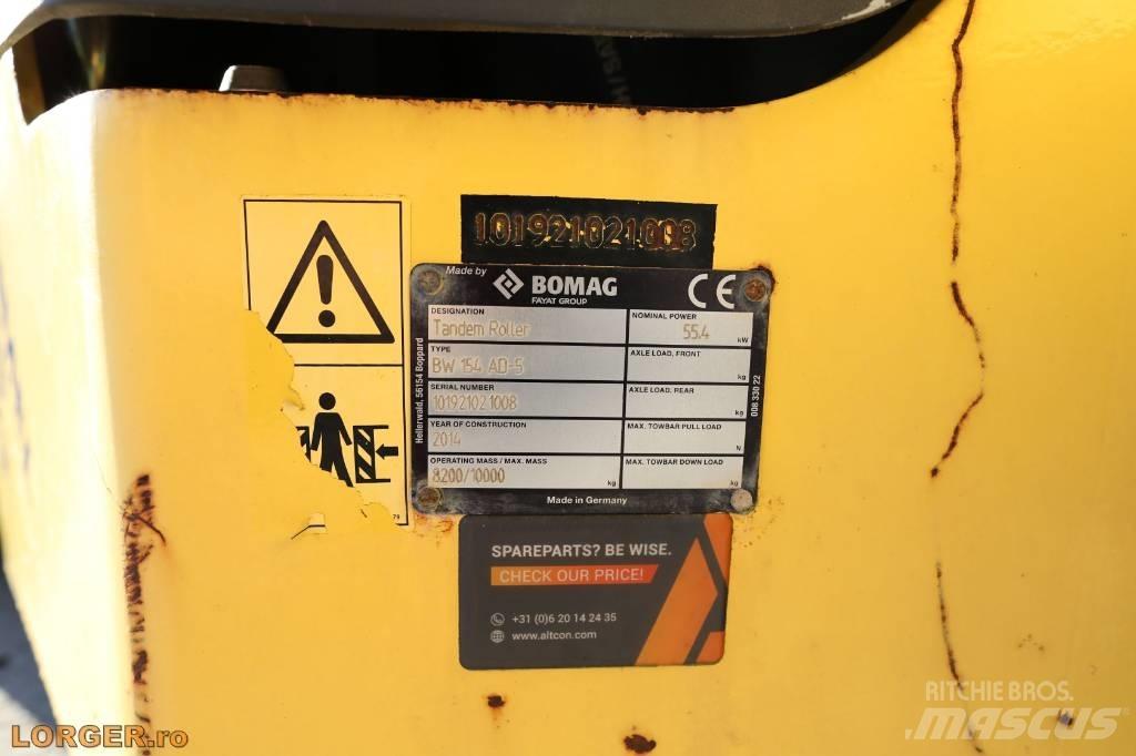 Bomag BW 154 AD-5 Rulli a doppio tamburo