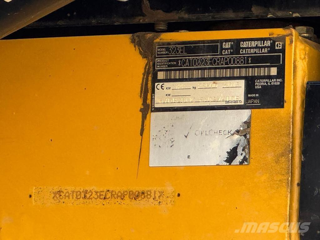 CAT 323EL Escavatori cingolati