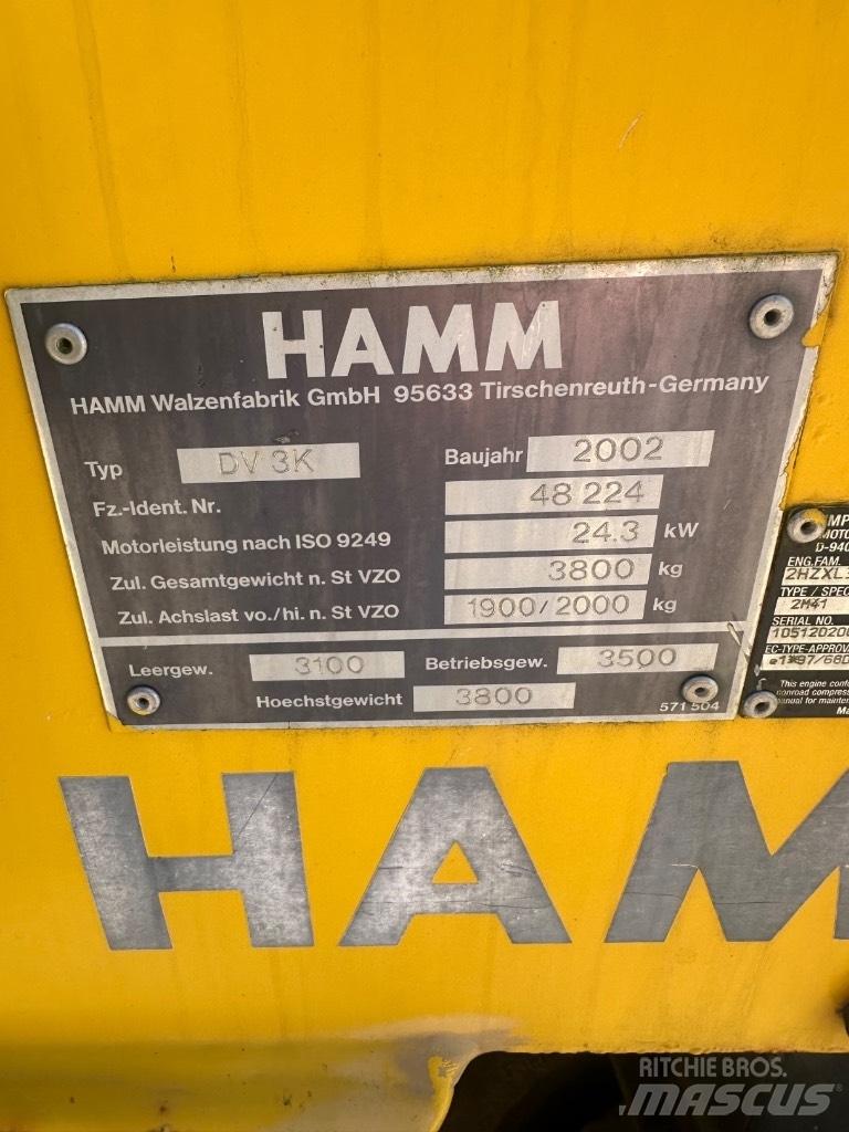 Hamm DW3 tromble Altri rulli