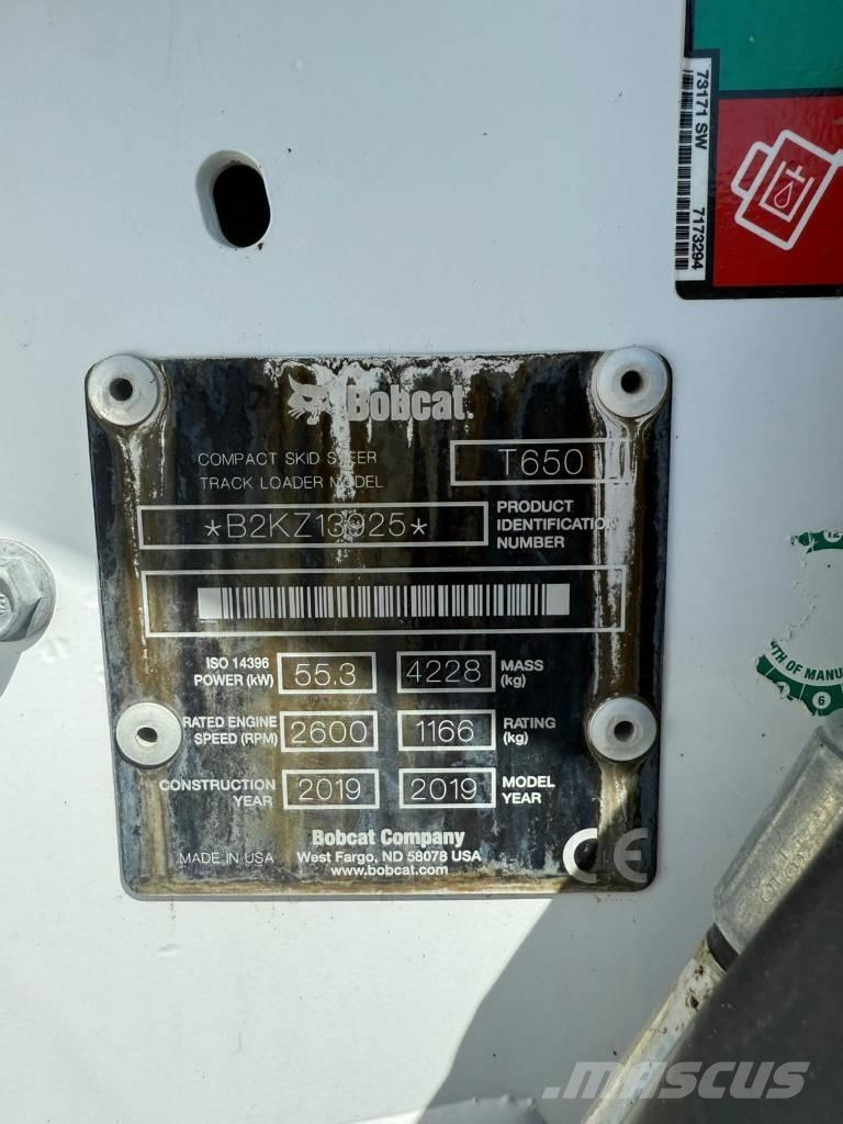 Bobcat T 650 Mini Pale Gommate