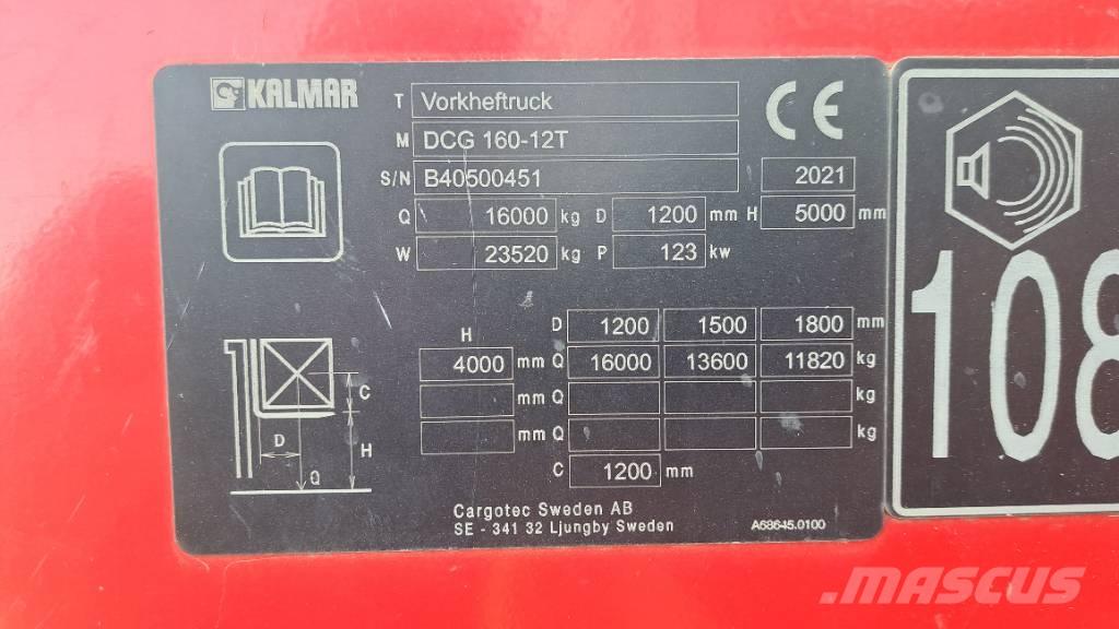 Kalmar DCG160-12T Costruzioni - Altro