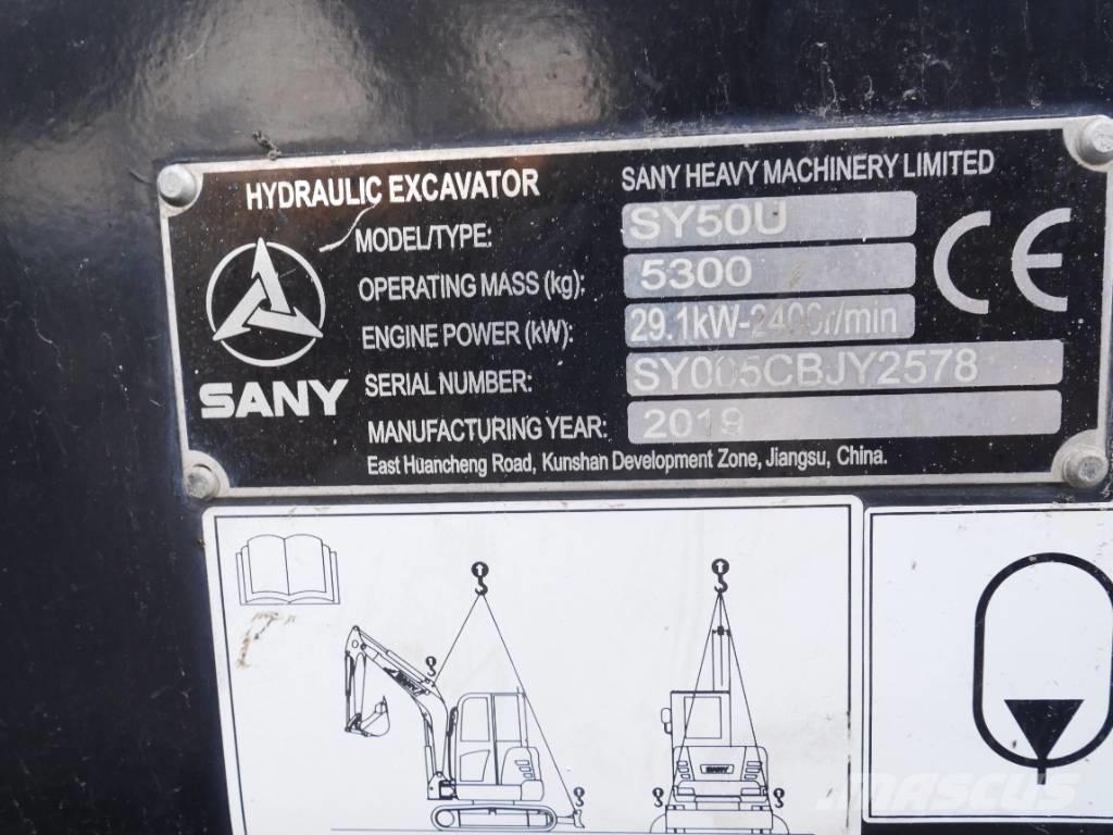 Sany SY 50 U Miniescavatori