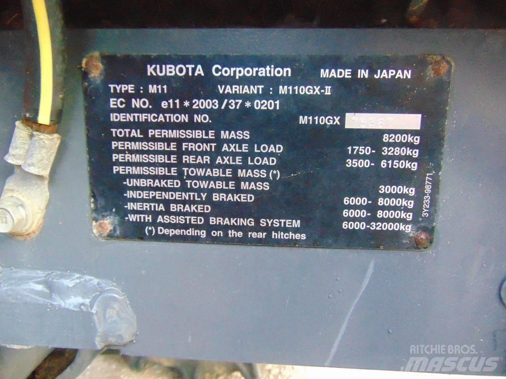 Kubota M 110 GX Trattori