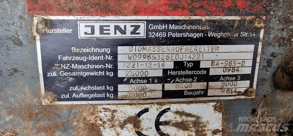 JENZ BA 965 D Frantoi mobili