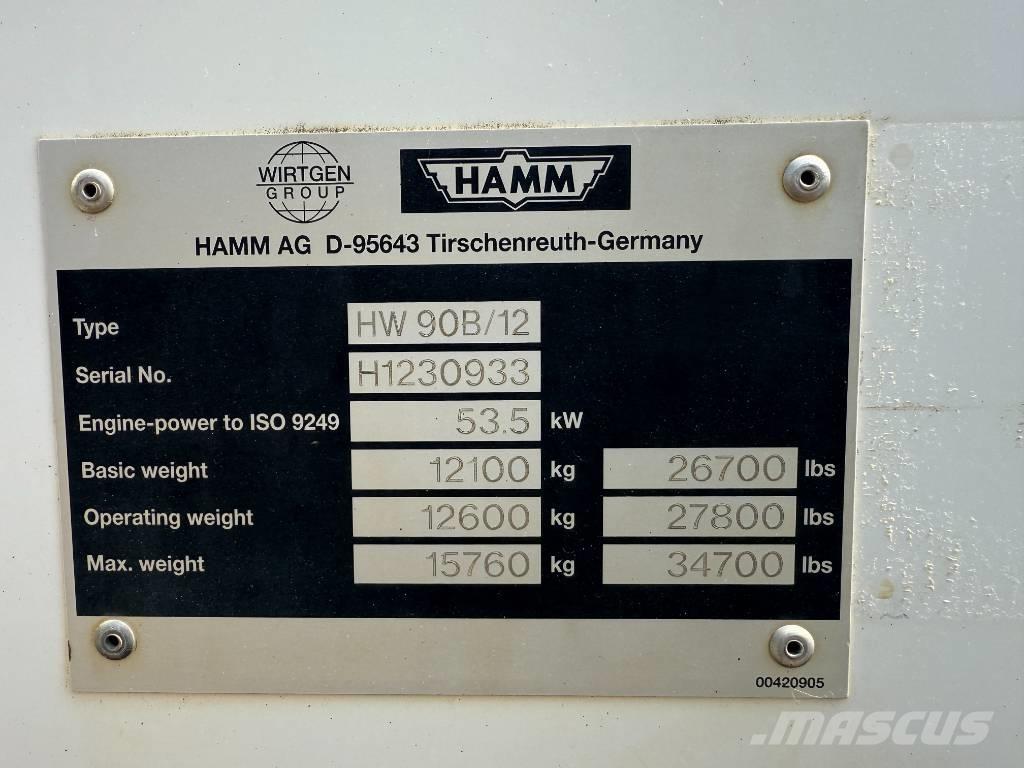 Hamm HW 90-12 Rulli a doppio tamburo