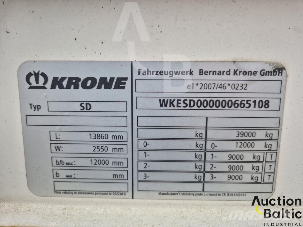 Krone SD Semirimorchi tautliner