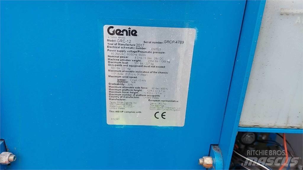 Genie GR12 Piattaforme cingolate, Piattaforme a ragno e Montacarichi