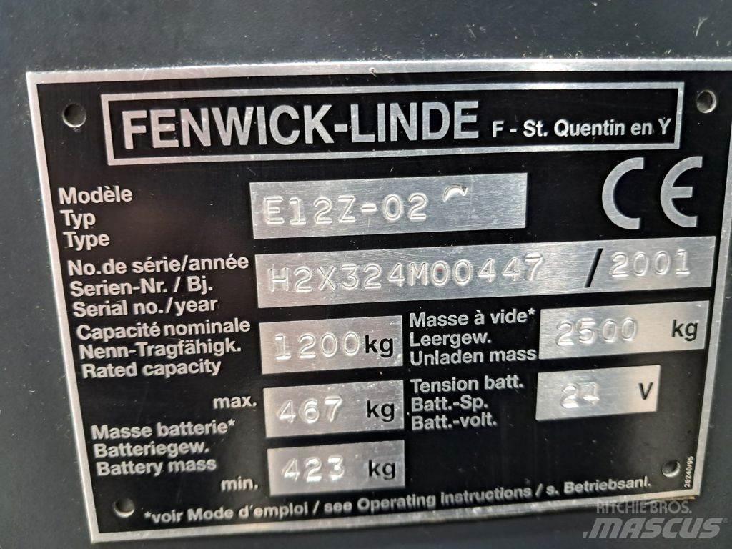 Linde E12Z-02 Carrelli elevatori elettrici
