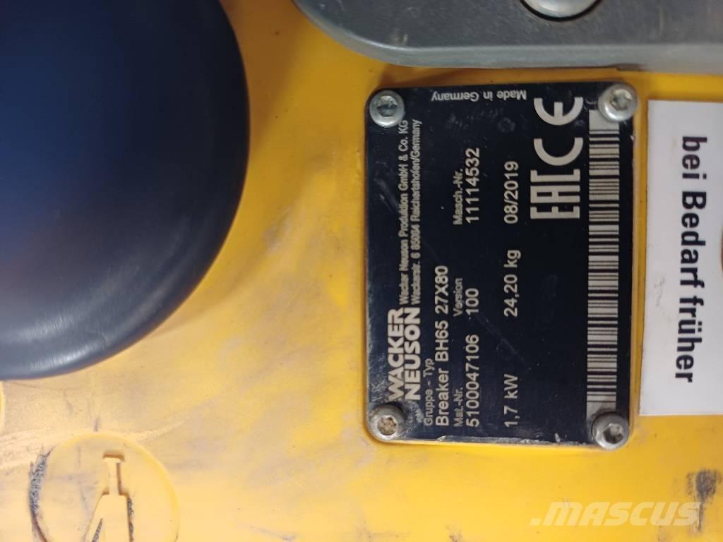 Wacker Neuson BH65 Martelli - frantumatori