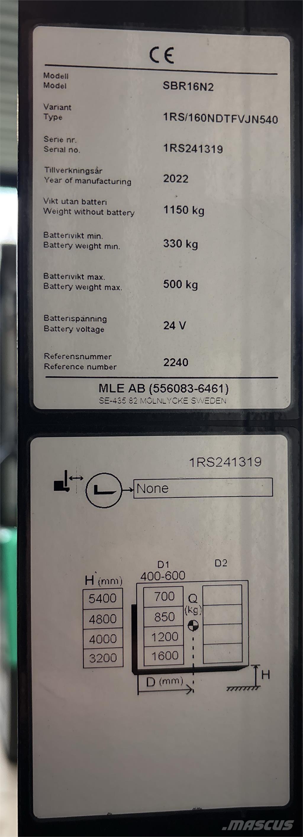 Mitsubishi SBR16N2 Carelli stoccatori  automatici-usati