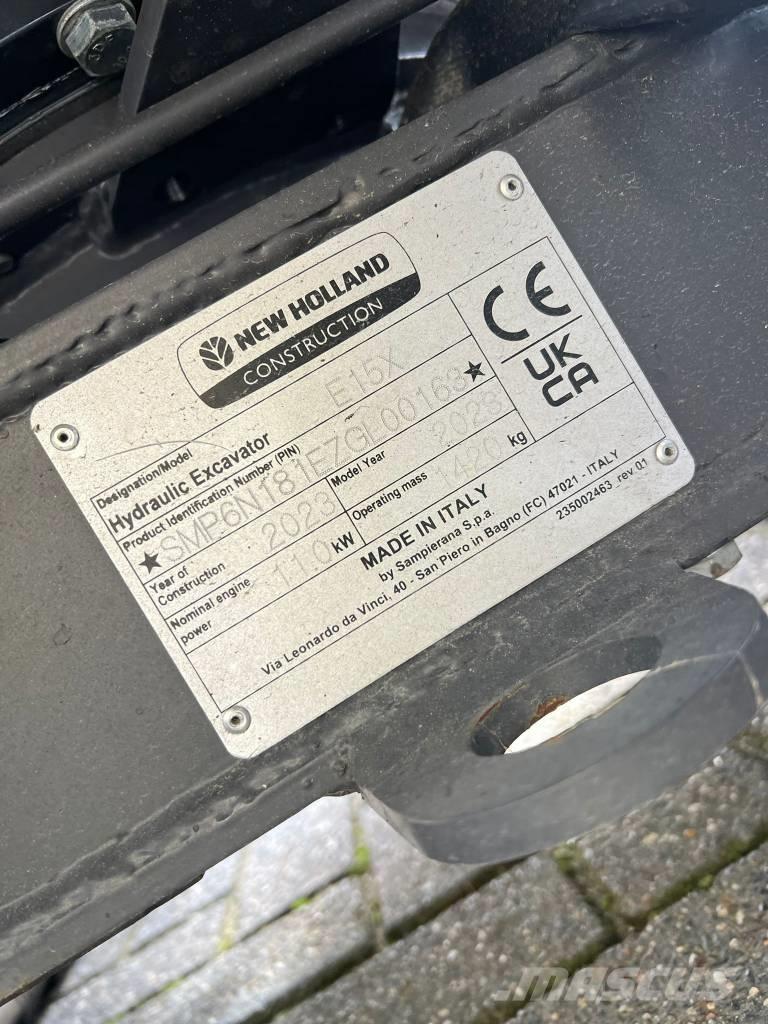 New Holland E 15 X Miniescavatori