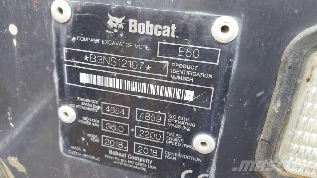 Bobcat E-50 BB-E50 Escavatori cingolati