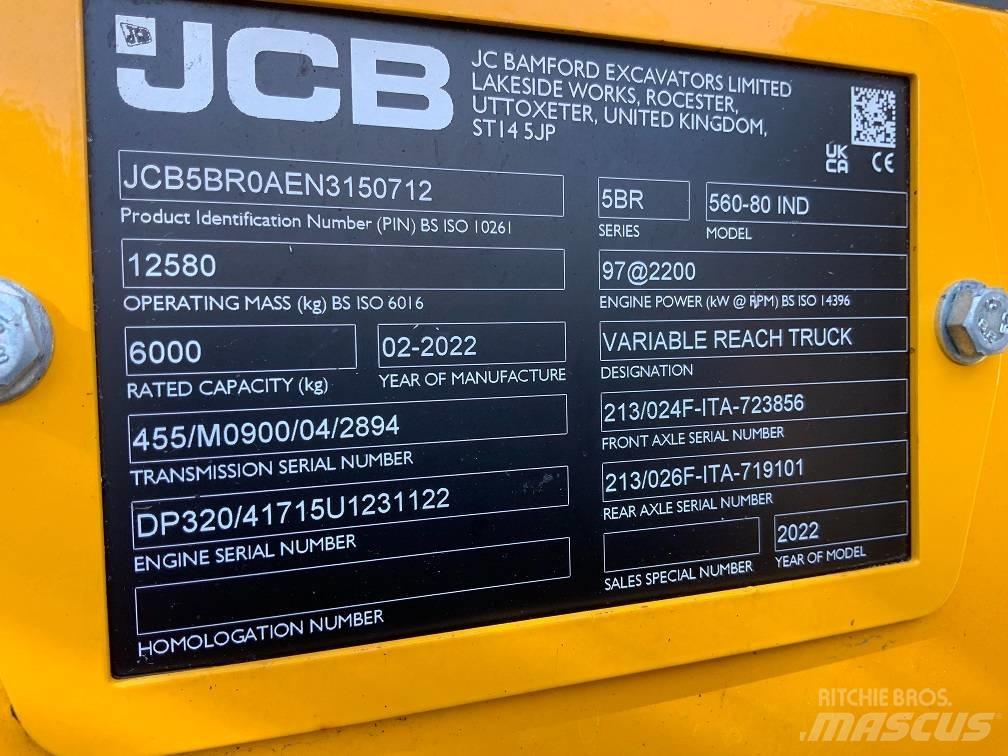 JCB 560-80 Sollevatori telescopici