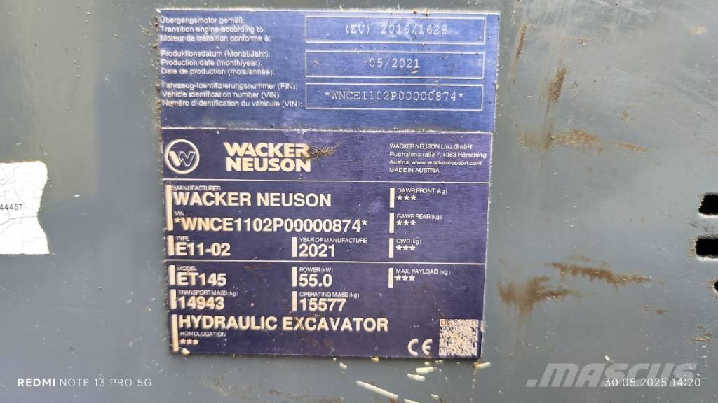 Wacker Neuson ET 145 Escavatori cingolati