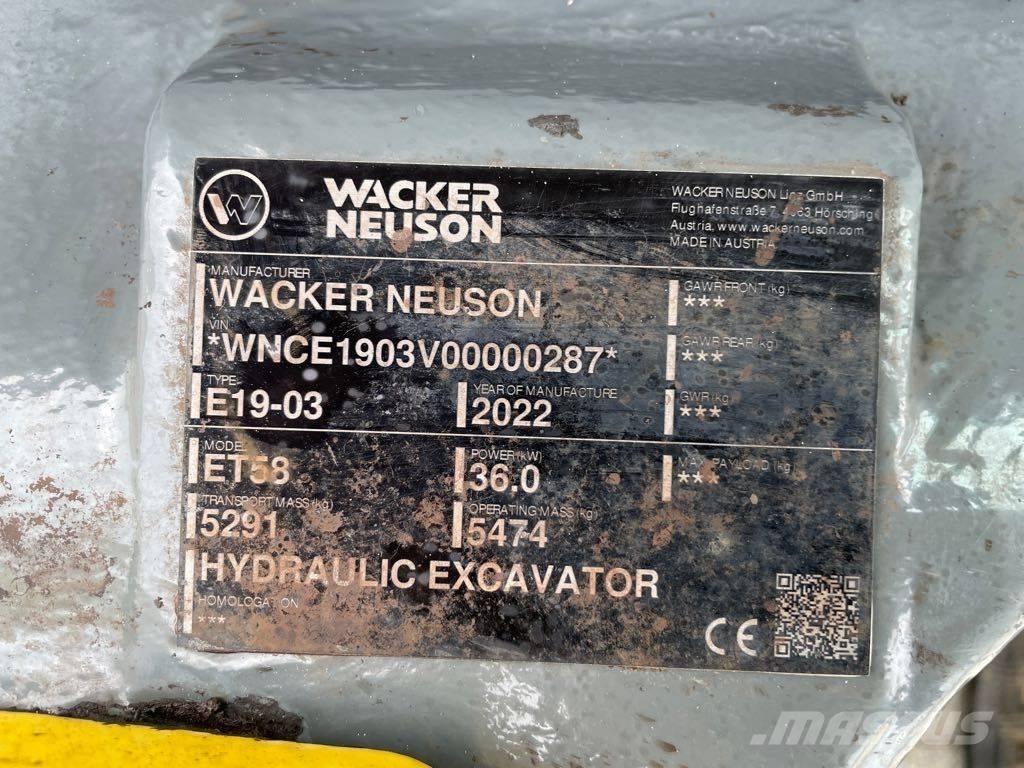 Wacker Neuson ET58 Escavatori cingolati