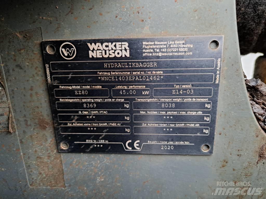 Wacker Neuson EZ80 Escavatori cingolati
