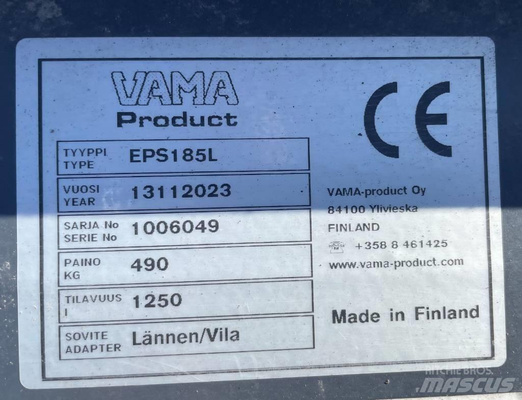 Vama EPL185L Attrezzature per trattori compatti