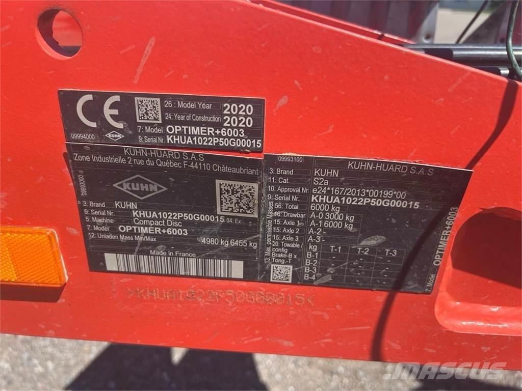 Kuhn Optimer + 6003 Agricoltura - Altro