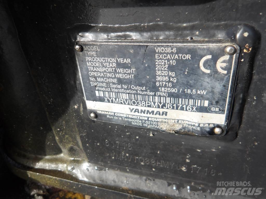 Yanmar Vio 38 Miniescavatori